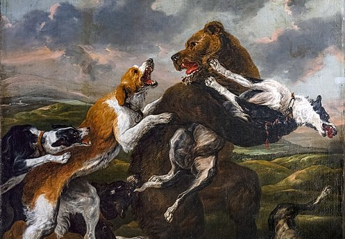 Bemberg fondation Toulouse - La chasse à l'ours - Jan Fyt 218.5x183 inv.1021