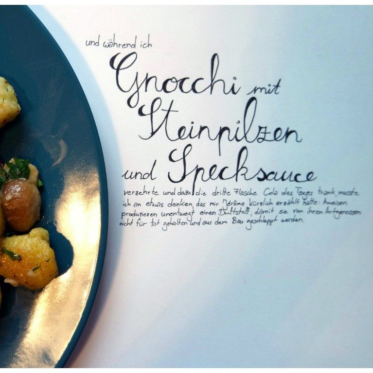 Essen aus Büchern: Gnocchi mit Steinpilzen und Specksauce aus Christopher Eckers „Der Bahnhof von&nbsp;Plön“