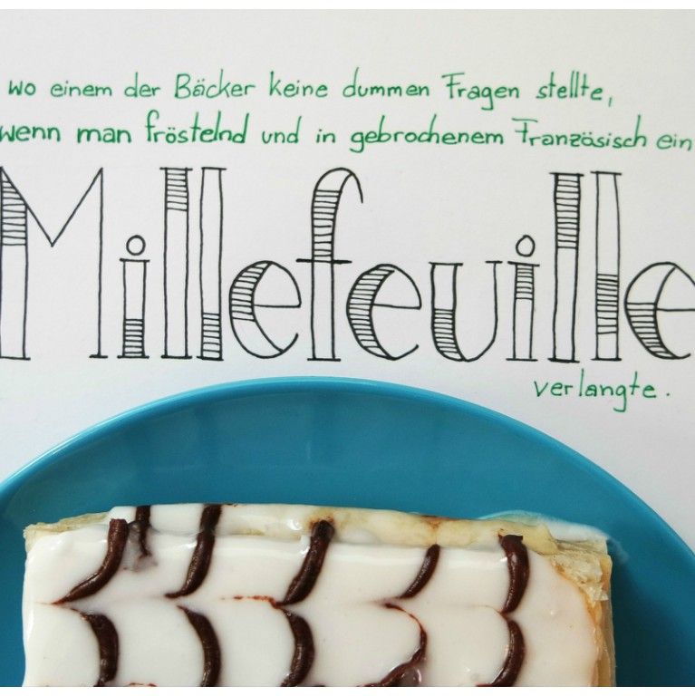 Essen aus Büchern: Millefeuille aus Christopher Eckers „Fahlmann“